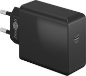 USB-C™ PD Quick Charger (65 W) black - Charging adapter with 1x USB-C™ port (Power Delive