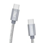 Kabel USB Dudao USB-C - USB-C 1 m Szary (80080)