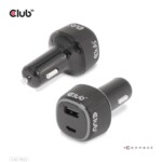 Club3D USB KFZ-Ladegerät 1xUSB C, 1xUSB A, 63W,  12/24V retail