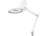 LED Magnifying Lamp with Clamp, 8 W - 650 lm, 127 mm glass lens, 1.75x magnification, 3