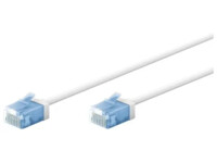 goobay CAT 6a U/UTP, Unshielded 10m Patchkabel Hvid