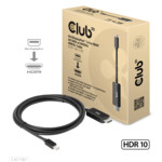 Club 3D CAC-1187 Videoadapterkabel 1.8m Sort