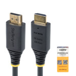 StarTech.com 1.5m (4.9ft) Premium Certified High Speed HDMI Cable, 4K60Hz HDMI-kabel med Ethernet 1.5m Sort