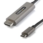 StarTech.com 16ft (5m) USB C to HDMI Cable 4K 60Hz with HDR10, Ultra HD USB Type-C to 4K HDMI 2.0b Video Adapter Cable, USB-C to HDMI HDR Monitor/Display Converter, DP 1.4 Alt Mode HBR3 - Thunderbolt 3 Compatible (CDP2HDMM5MH) Videoadapterkabel 5m Sort
