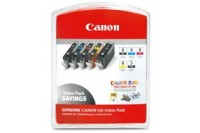 Canon CLI Value Pack 8 Multipack Sort Cyan Magenta Rød Grøn