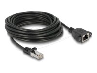 DeLOCK CAT 6 S/FTP 5m Forlængerkabel til netværk Sort