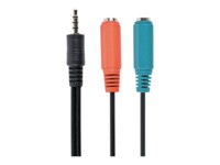 Cablexpert Lyd adapter 20cm Sort