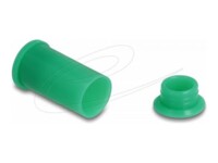 DeLOCK Grøn Støvdækkesæt til stikforbindelse