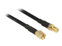 DeLOCK CFD200 15m Forlængerkabel til antenne Sort