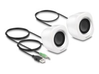Delock Højttalere Hvid