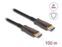 Delock HDMI-kabel 100m Sort