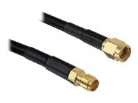 DeLOCK 2m Forlængerkabel til antenne Sort