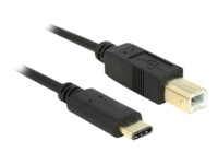 Delock USB Type-C kabel 2m Sort