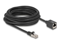 DeLOCK CAT 6a S/FTP 7.5m Forlængerkabel til netværk Sort