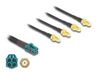 DeLOCK 20cm Antennekabel Blå RAL 5021