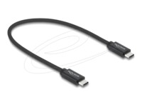 Delock USB 3.2 USB Type-C kabel 50cm Sort