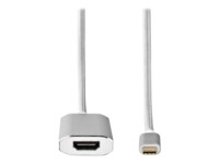 Nedis Video/audiokabel 2m Sølv