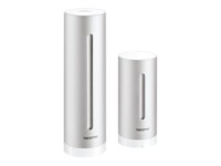 Netatmo Home Vejrstation Trådløs Indendørs Udendørs Grå aluminium