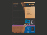 HERMA Premium Laminerede etiketter 66 x 33.8 mm 2400etikette(r)