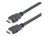 StarTech.com 0.3m 1ft Short High Speed HDMI Cable - Ultra HD 4k x 2k HDMI Cable - HDMI M/M - 30cm HDMI 1.4 Cable - Audio/Video Gold-Plated (HDMM30CM) HDMI-kabel 30cm Sort