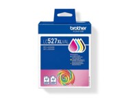 Brother LC527XL Value Pack Sort Gul Cyan Magenta Blæk