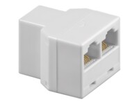 goobay T-Adapter ISDN-splitter Hvid