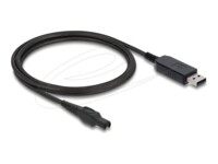 Delock 4 pin USB Type A (male) - 2 pin (male) Sort 1m Strømkabel