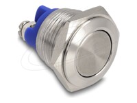 DeLOCK Trykknap Sølv