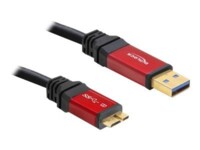 Delock Premium USB-kabel 3m Sort