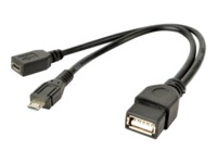 Cablexpert USB-kabel 15cm Sort