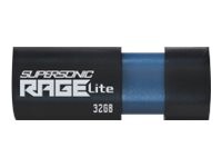 Patriot Supersonic Rage Lite 32GB USB 3.2 Gen 1 USB stick Sort Blå