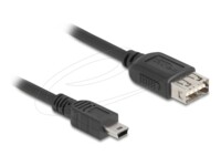 Delock USB-kabel 2m Sort