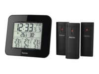 Hama 'EWS-Trio' Vejrstation Trådløs Indendørs Udendørs Sort