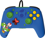 PDP REMATCH: Yoshi & Toad Controller Nintendo Switch, Nintendo Switch OLED Blå