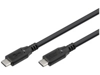 Goobay 74195 USB-C to USB-C 1m Sort