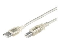 goobay USB-kabel 1m Transparent