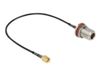 DeLOCK Antennekabel Koaksial 30cm Sort Sort