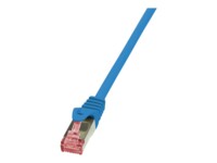 LogiLink PrimeLine CAT 6 SFTP, PiMF 1m Patchkabel Blå