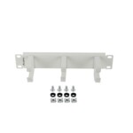 ORGANIZER KABLI 10' 1U Z 3 METALOWYMI UCHWYTAMI TYP B SZARY LANBERG