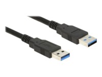 Delock USB-kabel 2m Sort
