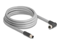 DeLOCK Afskærmet 3m Netværkskabel Grå