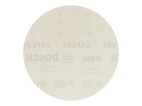 Bosch Expert M480 Starter Set Slibenet Tilfældig kredsløbssliber Mal på træ Træ Plastik Blødtræ Hardwood Fineret træ Gipsplade P80 P120 P180 7 stk