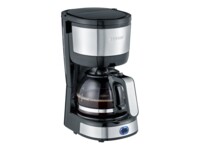 SEVERIN KA 4808 Kaffemaskine Børstet rustfrit stål/sort