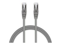 Qoltec CAT 5e Kabel med folie og kobberfletning (FTP) 3m Patchkabel Grey