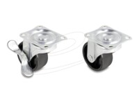 DeLOCK Sort Sølv Hjulsæt