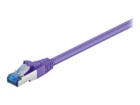 goobay CAT 6a SFTP, PiMF 50cm Patchkabel Lilla