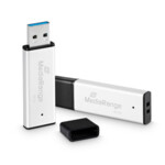 MediaRange MR1901 64GB USB 3.2 Gen 1 USB stick Sort Sølv