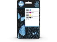 HP 932/933 Combo Pack Sort Gul Cyan Magenta Blæk 6ZC71AE