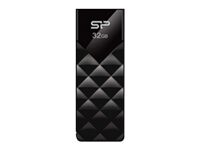 SILICON POWER Ultima U03 32GB USB 2.0 USB stick Sort