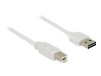 Delock Easy USB-kabel 5m Hvid